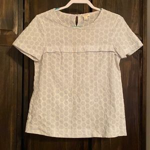 J. Crew Seersucker Top